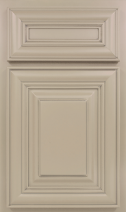 Finish: Taupe Paint with Slate Highlight <br>
Door Style: Bradford Door<br>
Drawer Front: Shown w/Matching DF Bradford