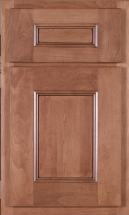 Finish: Cashmere with Mocha Glaze on Maple <br>
Door Style: Aspen Door <br>
Drawer Front: Shown w/Matching Five Piece Aspen Cashmere