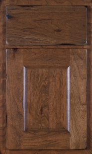 Finish: Tobacco - Weathered with No Glaze on Cherry <br>
Door Style: Aspen Door <br>
Drawer Front: Shown w/Slab DF Aspen Tobacco