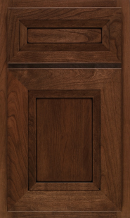 Finish: Coffee with Black Glaze on Cherry <br>
Door Style: Windsor Door <br>
Drawer Front: Matching Five Piece Windsor